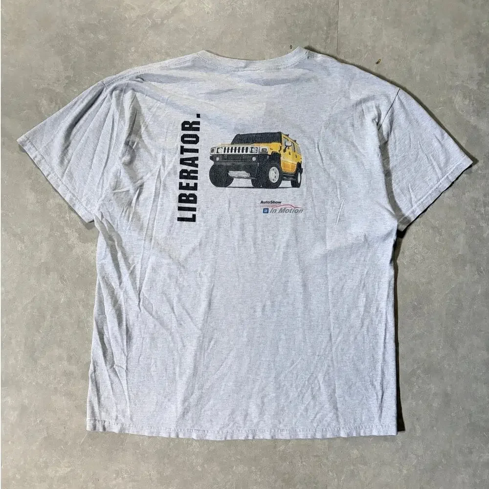 2000s Vintage General Motors Auto Show Heather Grey T Shirt -XL